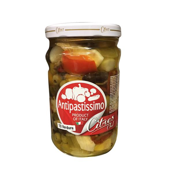 ANTIPASTO VERDURE IN OLIO GIRASOLE CITRES VASO 1550G