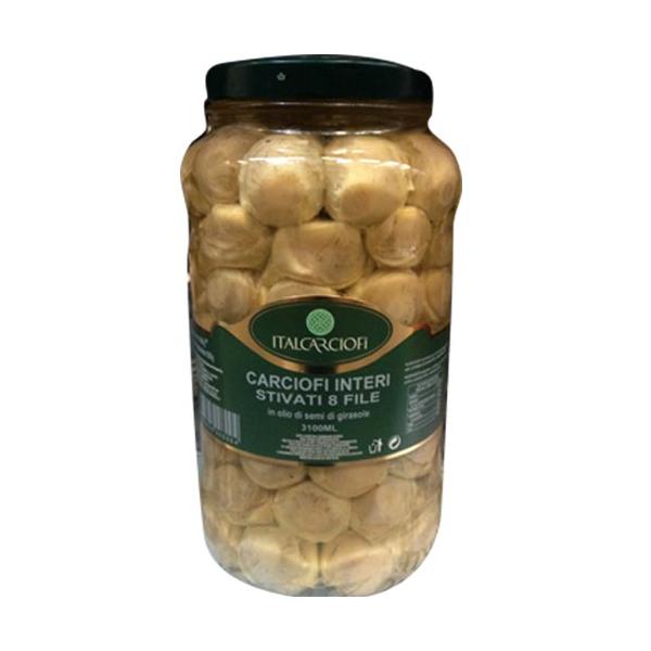 CARCIOFI INTERI OLIO GIRASOLE ITALCARCIOFI VASO 2900G