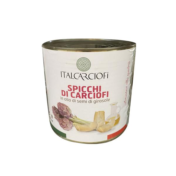 CARCIOFI SPICCHI OLIO GIRASOLE ITALCARCIOFI 2600G