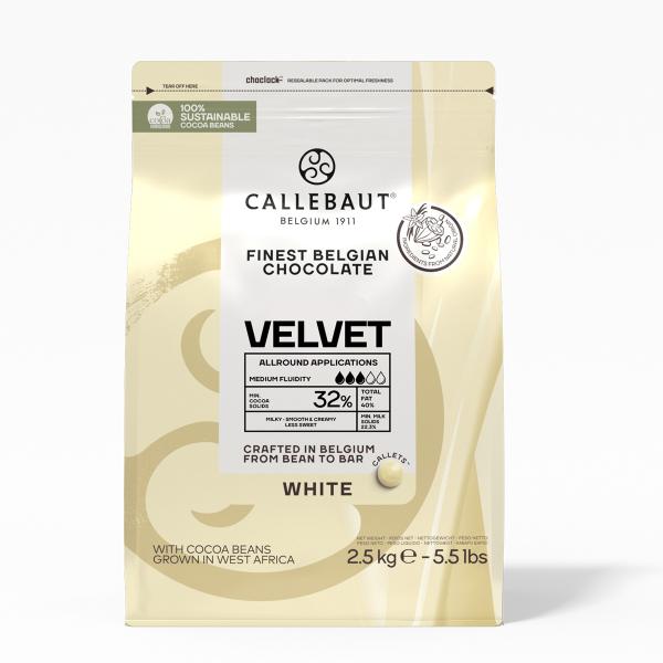 CIOCCOLATO BIANCO VELVET GOCCE KG.2,5 (W3-E5-U71) CALL