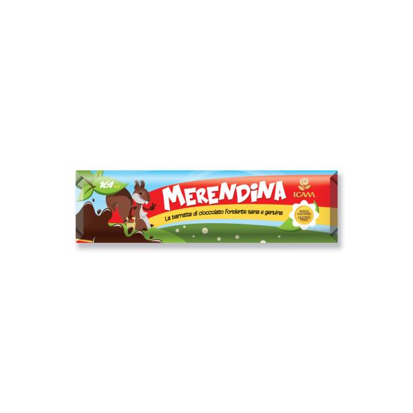 CIOCCOLATO FONDENTE MERENDINA ICAM 92PZ DA 30G