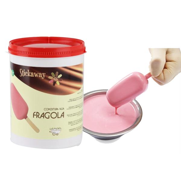 COPERTURA GELATO STICKWAY FRAGOLA 220730 LEAGEL