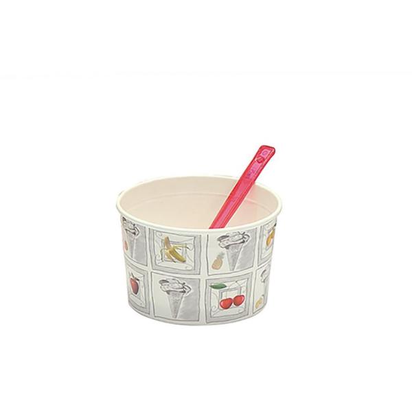 COPPETTE CARTA PER GELATO CC.160 SILVER 200 PZ