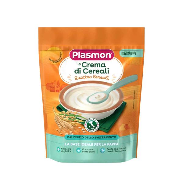 CREMA AI 4 CEREALI CON GLUTINE PLASMON