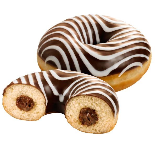 DONUT ZEBRATO CIOCCOLATO SURGELATO