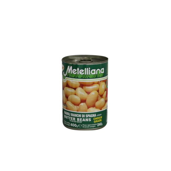 FAGIOLI BIANCHI DI SPAGNA LESSATI AL NATURALE 400G