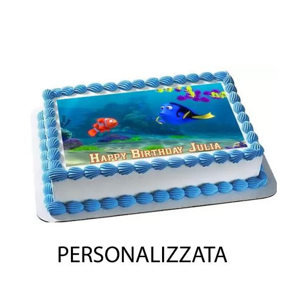 FOTOCAKE PERSONALIZZATA SU FOGLIO SENZA ZUCCHERO IN TAPIOCA