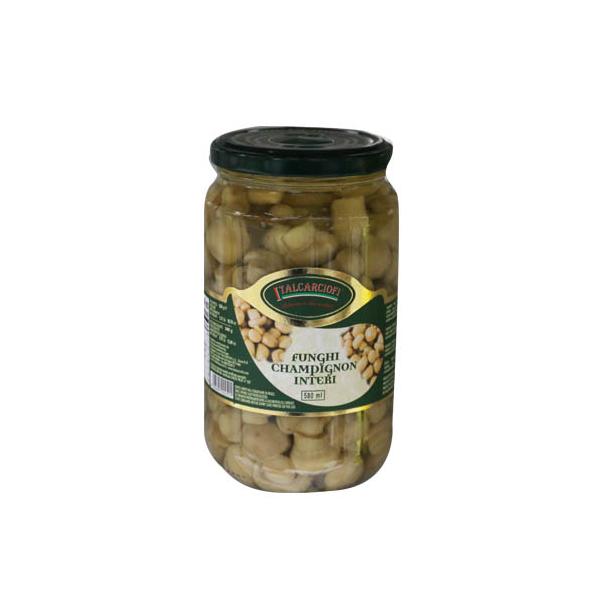 FUNGHI CHAMPIGNONS INTERI OLIO GIRASOLE 530G