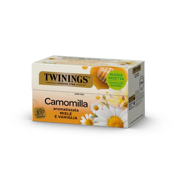 INFUSO TWININGS CAMOMILLA MIELE E VANIGLIA  FILTRI