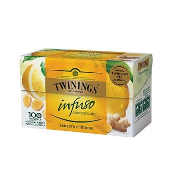 INFUSO TWININGS LIMONE-ZENZERO 20 FILTRI