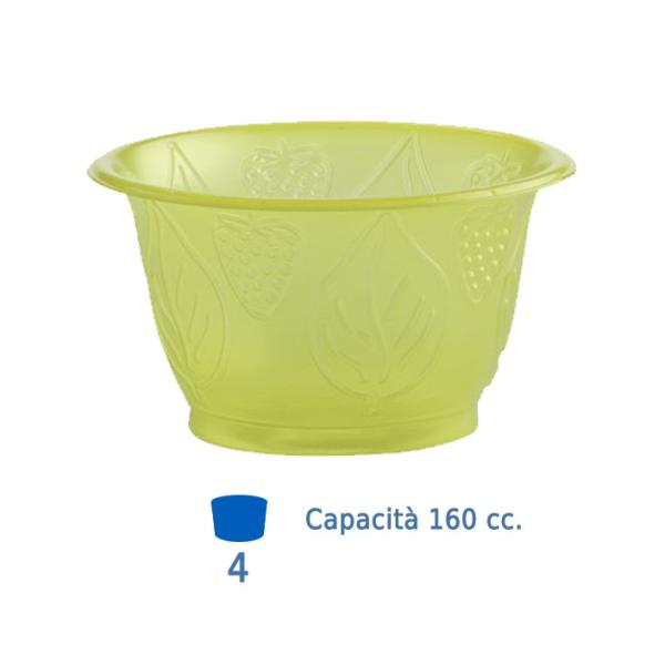 KRISTALCUP LIGHT CC.160 CFX 100 PZ (GIALLO) (LUCCA)