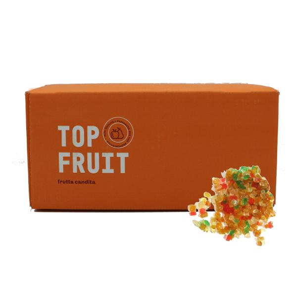 MACEDONIA EXTRA CUBETTI CANDITA 10X10 TOP FRUIT