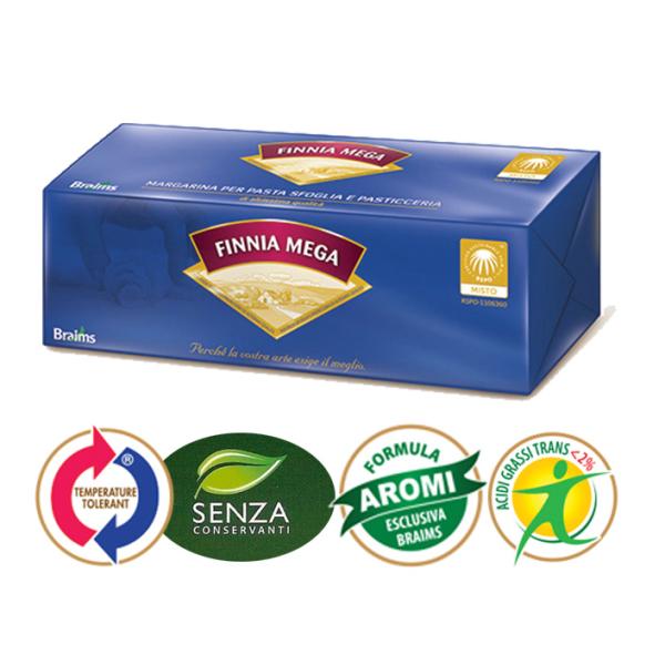 MARGARINA FINNIA MEGA MB X SFOGLIA PANI 2,5 KG BRAIMS 