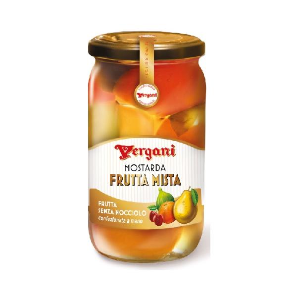 MOSTARDA CON FRUTTA MISTA SNOCCIOLATA VERGANI 730G