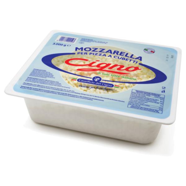 MOZZARELLA CUBETTI CIGNO KG.3