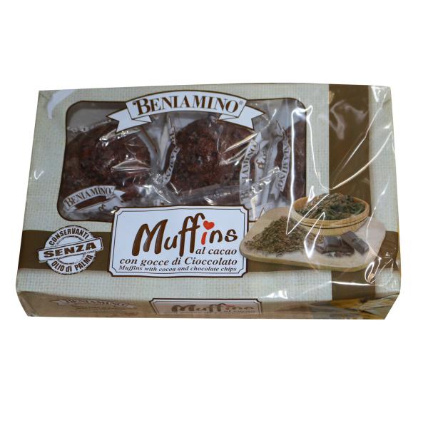 MUFFINS AL CACAO BENIAMINO 84PZ MONOPORZIONE DA 40G