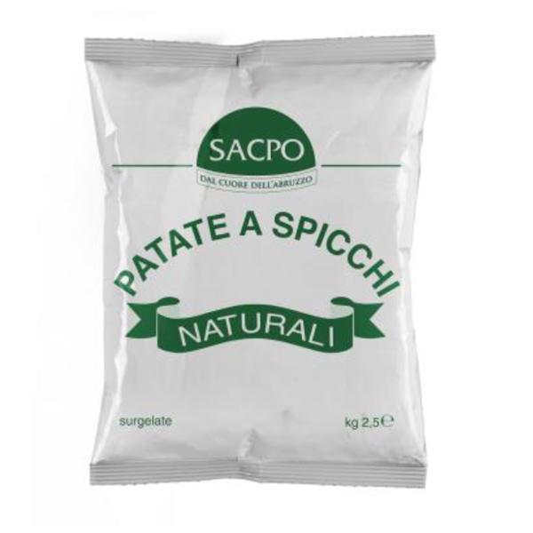 PATATE A SPICCHI AL NATURALE SACPO SURGELATE