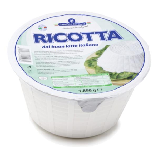 RICOTTA VACCINA CIGNO VASCHETTA 1,8KG