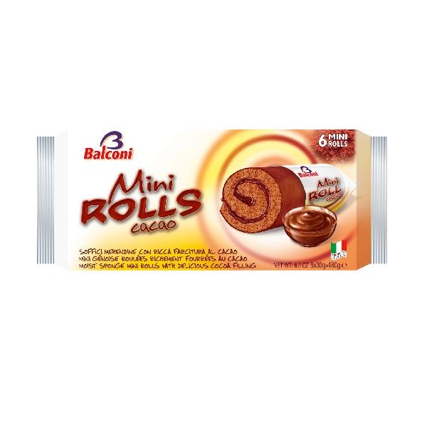 ROLLINO CACAO MAGRO BALCONI 120PZ MONOPORZIONE DA 37G