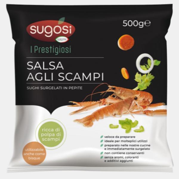 SALSA AGLI SCAMPI SUGOSI&#039; BUSTA 500G SURGELATO