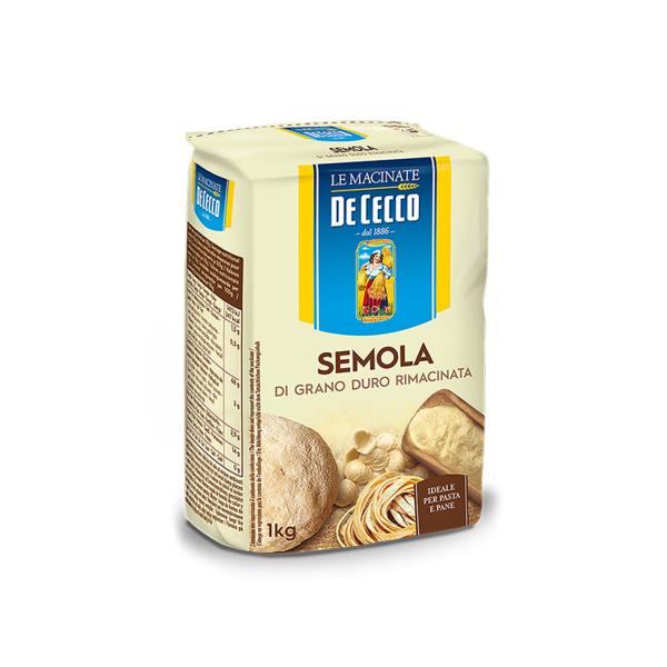 SEMOLA DI GRANO DURO RIMACINATA DE CECCO 1 KG