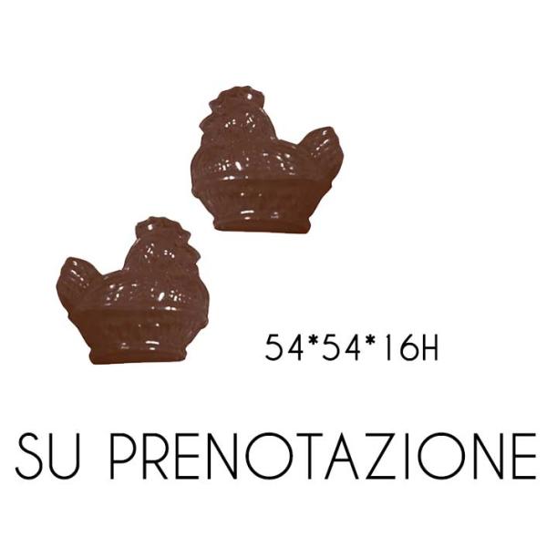 STAMPO X GALLINA SU CESTO CIOCCOLATO (90-2330)