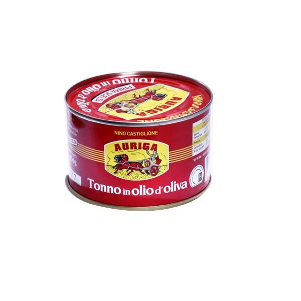 TONNO OLIO OLIVA MONOPORZIONE YELLOWFIN AURIGA 80G