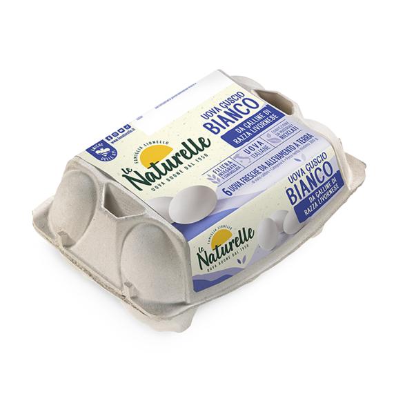 UOVA FRESCHE GUSCIO BIANCO CATEGORIA A MEDIE 6PZ