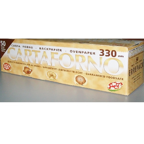 Distribuzione Alimentare CARTA FORNO ROTOLO CON ASTUCCIO H CM.33 LUNG. MT.50