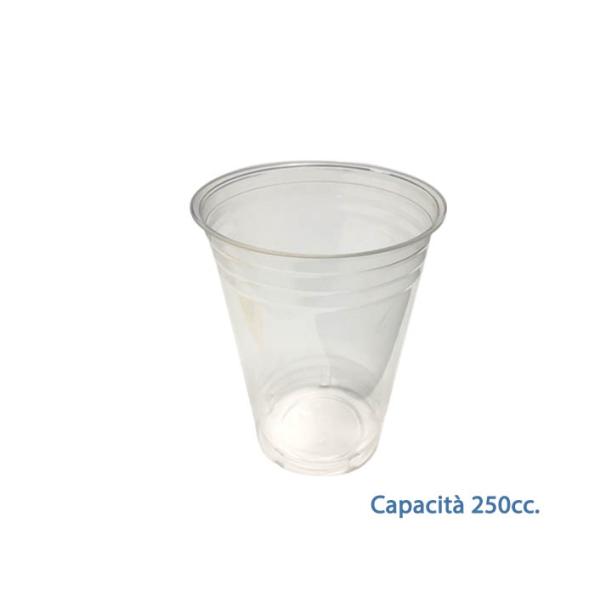 BICCHIERI TRASPARENTI R-PET CC.250 CFX 50 PZ