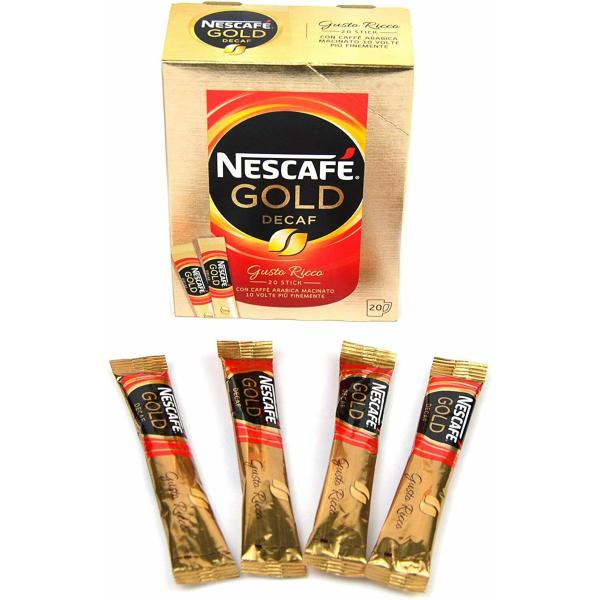 CAFFE&#039; SOLUBILE NESCAFE&#039; GOLD DECAFFEINATO DA 1,7G