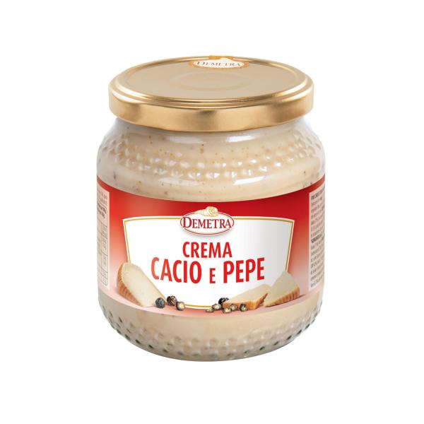 CREMA CACIO E PEPE DEMETRA VASO 550 GR