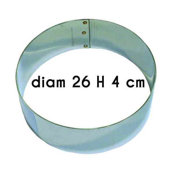 FASCE DIAM.CM.26 X H.4 INOX 