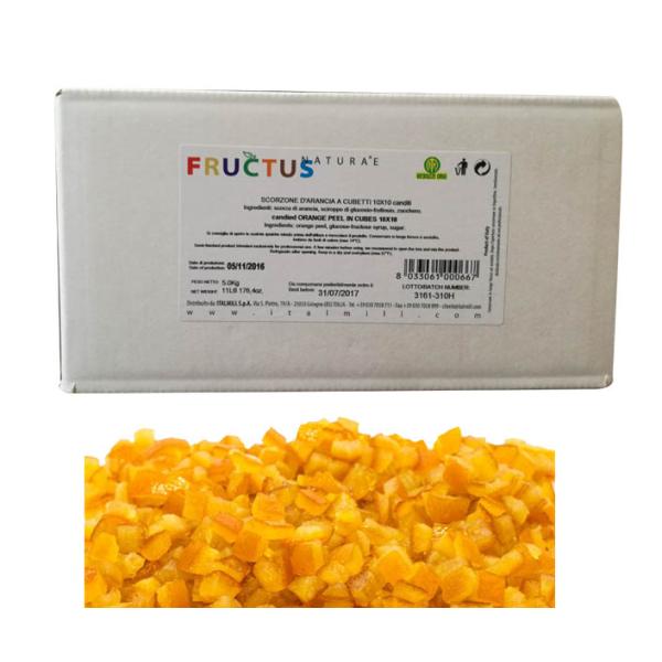 SCORZA ARANCIO CUBETTI CANDITI PREMIUM FRUCTUS