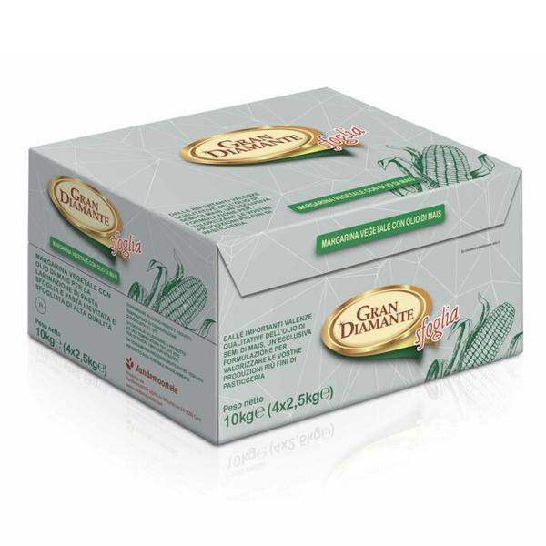 MARGARINA DIAMANTE SFOGLIA PANI 2,5 KG VANDEMOORTELE