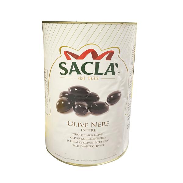 OLIVE NERE INTERE SPAGNA LATTA 4100 G