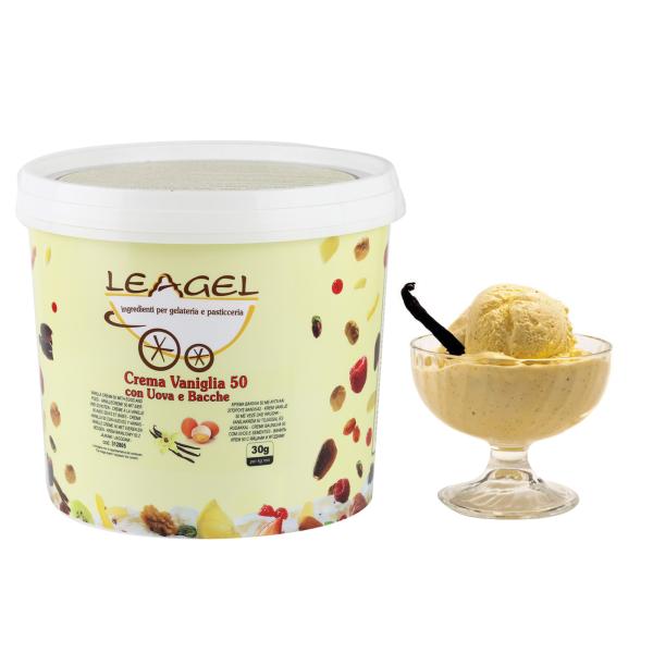 PASTA CREMA VANIGLIA 50 UOVA E BACCHE LEAGEL