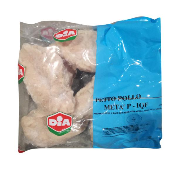 PETTO DI POLLO META&#039; IQF PREPARATO DIA CF 2KG 