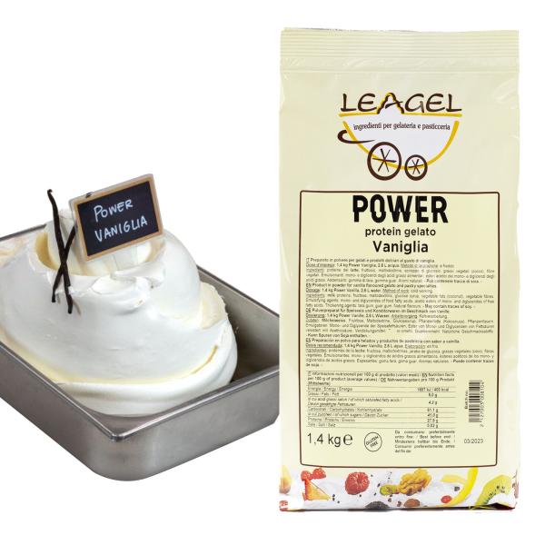 POWER VANIGLIA GELATO PROTEICO LEAGEL