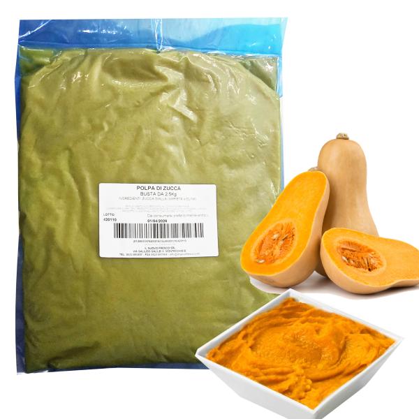 PUREA DI ZUCCA FRESCA CONGELATA