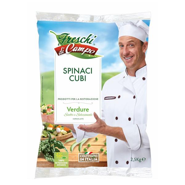 SPINACI CUBO ITALIA PROD. INTEGRATA 2,5KG SURGELATO